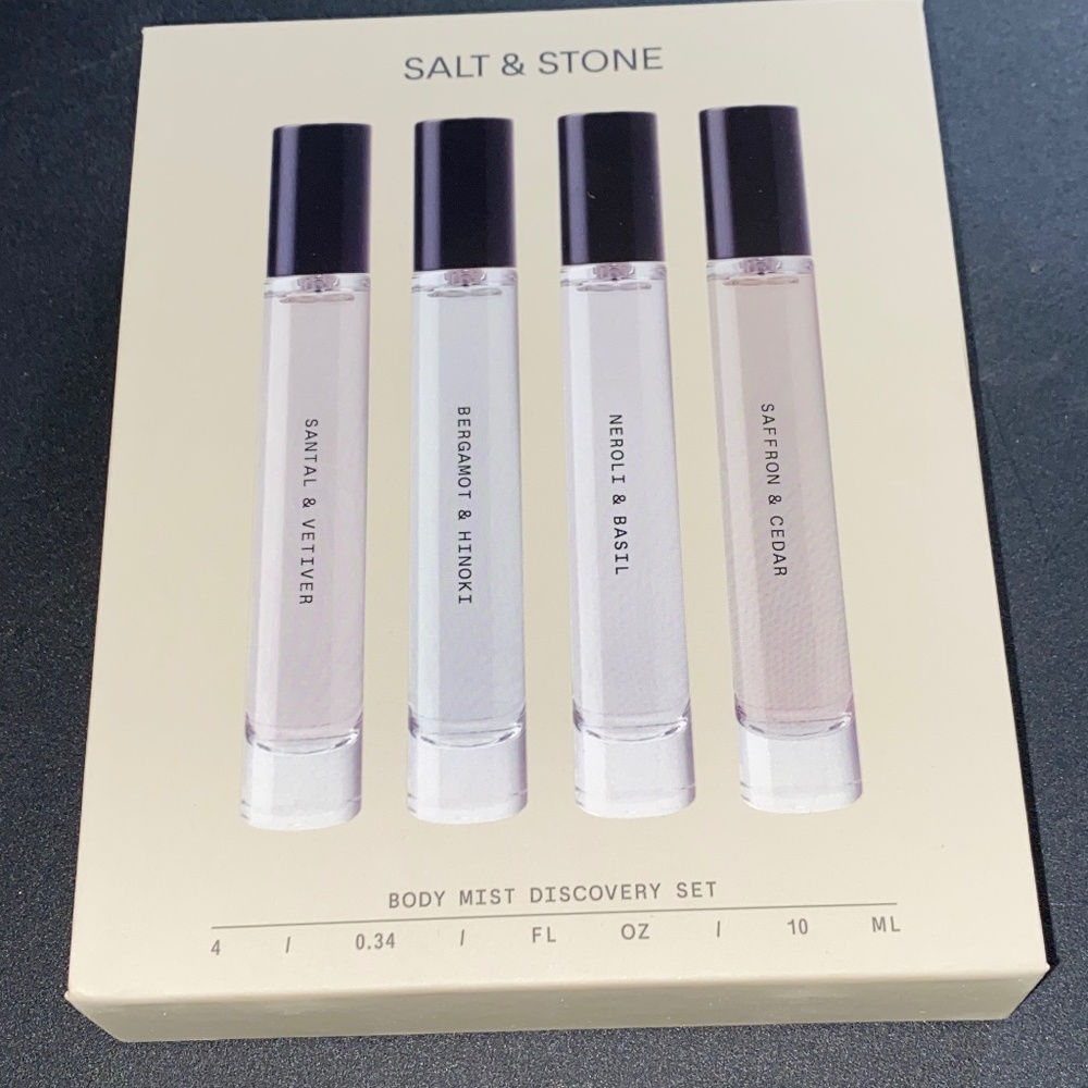 SALT & STONE  Body Mist Discovery Set  ~ BRAND NEW IN BOX